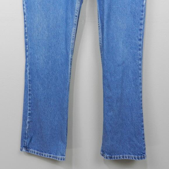 Vintage 90s Y2K Tommy Hilfiger Jeans Sz 15 32 Blue Denim High Rise Straight USA - Picture 6 of 13